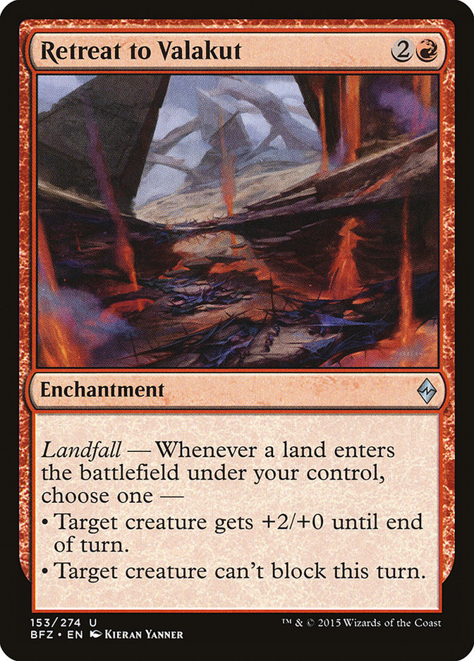 Retreat to Valakut 153/274 (Battle for Zendikar)  | Chromatic Games