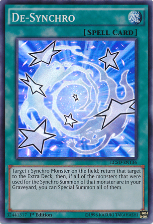 De-Synchro [LC5D-EN136] Super Rare | Chromatic Games