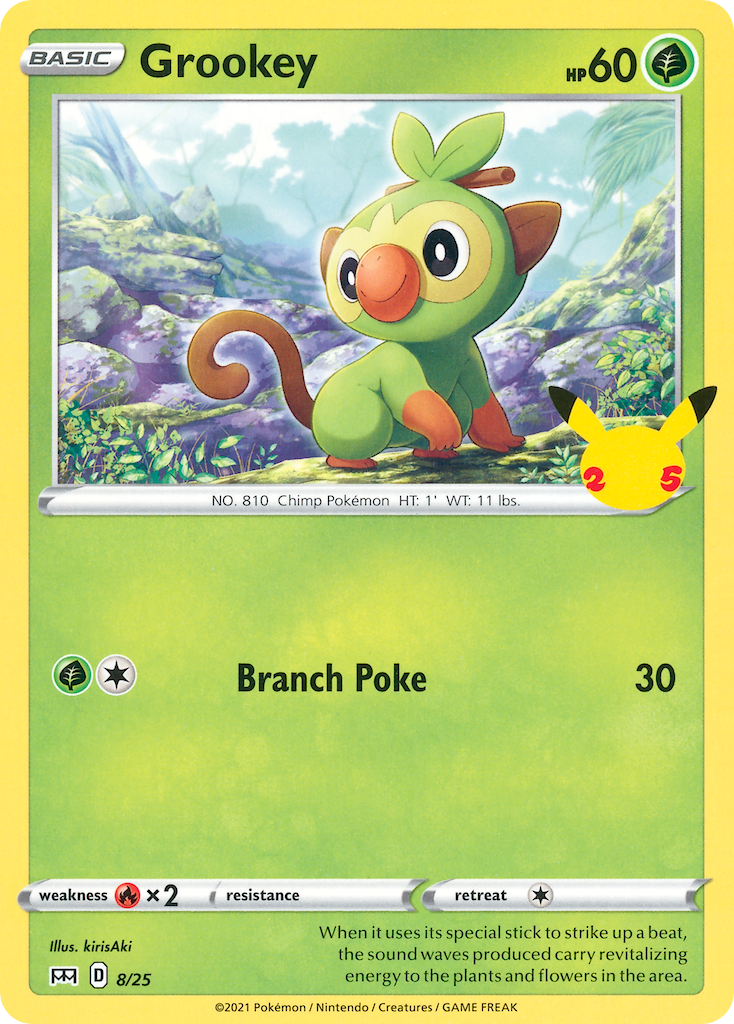 Grookey (8/25) [McDonald's 25th Anniversary] | Chromatic Games