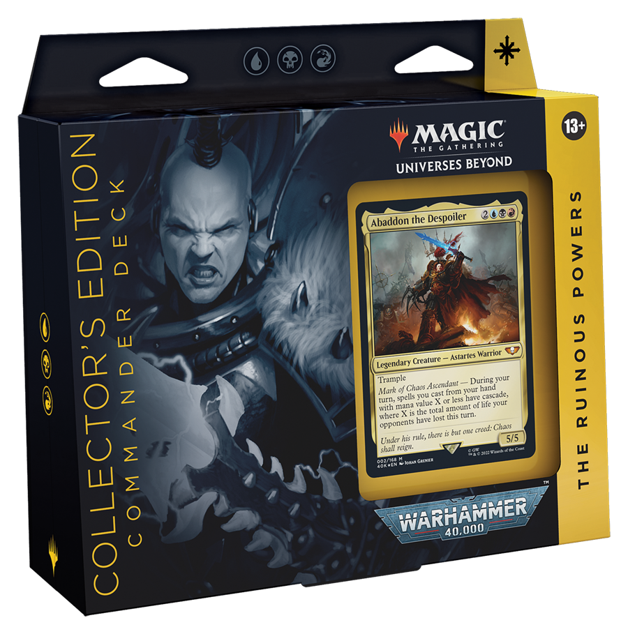 Warhammer 40,000 - Commander Deck (The Ruinous Powers - Collector's Edition) | Chromatic Games