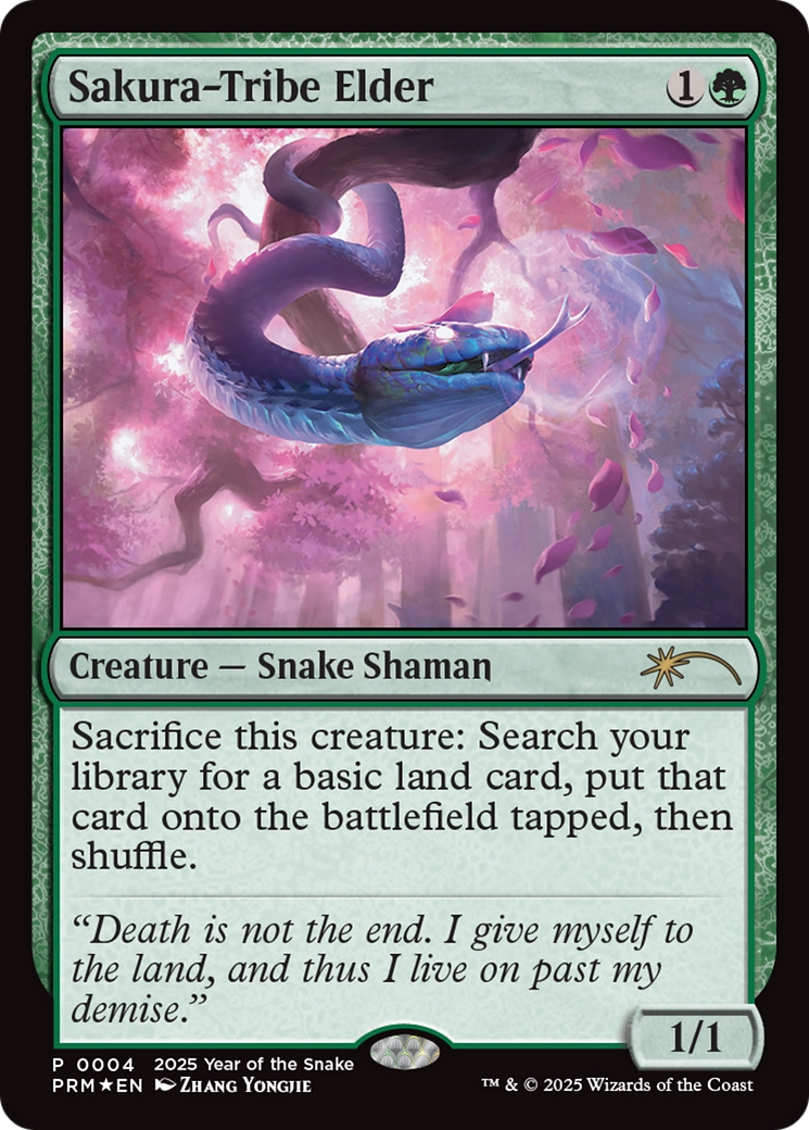 Sakura-Tribe Elder (Year of the Snake 2025) [Standard Showdown Promos] | Chromatic Games
