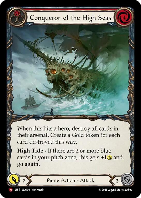 Conqueror of the High Seas (Regular) [SEA130] (High Seas) | Chromatic Games
