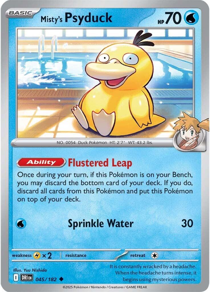 Misty's Psyduck (045/182) [Scarlet & Violet: Destined Rivals] | Chromatic Games