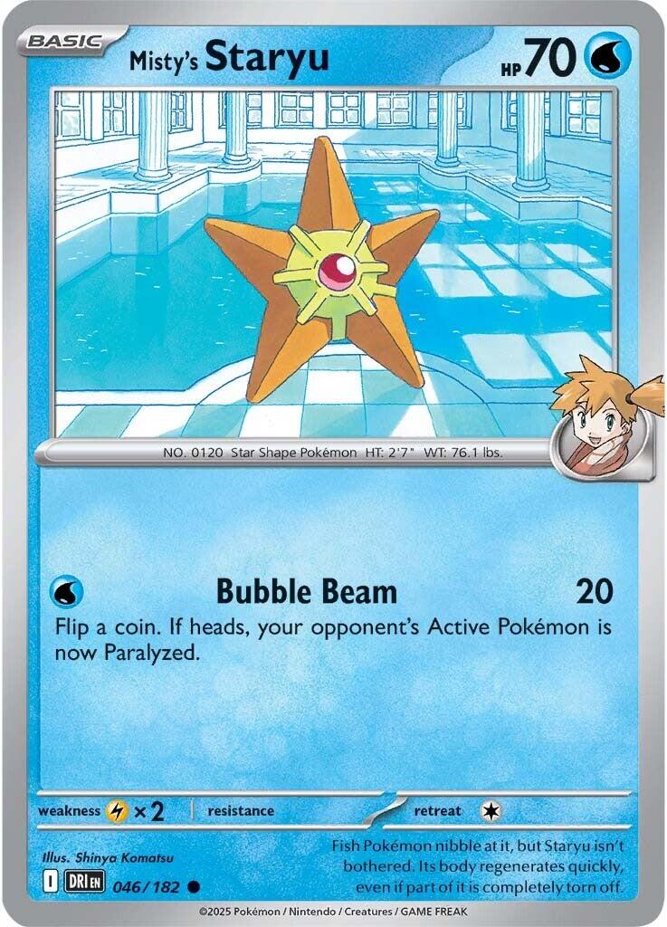 Misty's Staryu (046/182) [Scarlet & Violet: Destined Rivals] | Chromatic Games