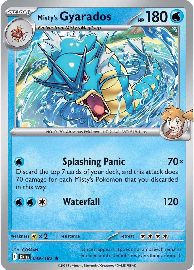 Misty's Gyarados (049/182) [Scarlet & Violet: Destined Rivals] | Chromatic Games