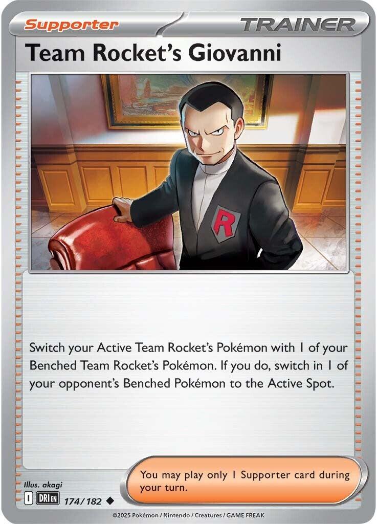 Team Rocket's Giovanni (174/182) [Scarlet & Violet: Destined Rivals] | Chromatic Games