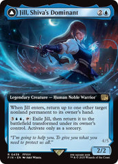 Jill, Shiva's Dominant // Shiva, Warden of Ice (Extended Art) [FINAL FANTASY] | Chromatic Games