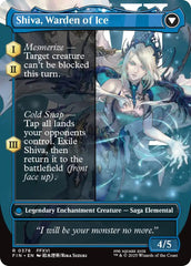 Jill, Shiva's Dominant // Shiva, Warden of Ice (Borderless) [FINAL FANTASY] | Chromatic Games
