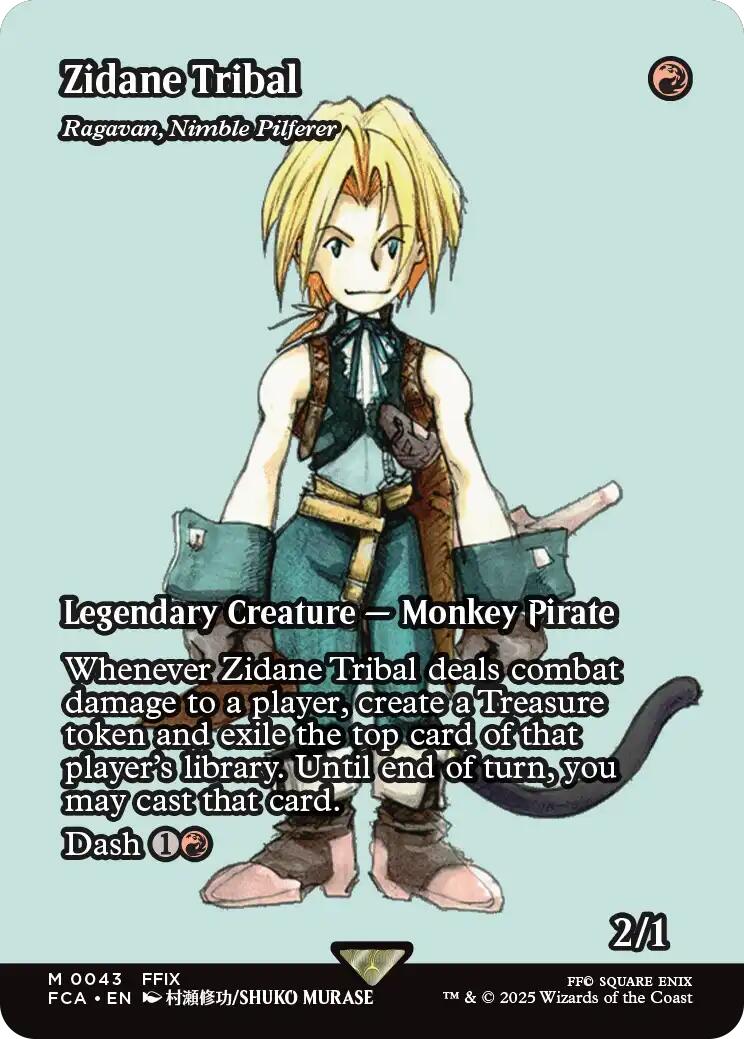 Zidane Tribal - Ragavan, Nimble Pilferer (Showcase) [FINAL FANTASY : Through the Ages] | Chromatic Games