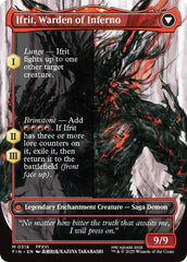 Clive, Ifrit's Dominant // Ifrit, Warden of Inferno (Borderless) (0318) [FINAL FANTASY] | Chromatic Games