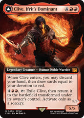 Clive, Ifrit's Dominant // Ifrit, Warden of Inferno (Extended Art) [FINAL FANTASY] | Chromatic Games