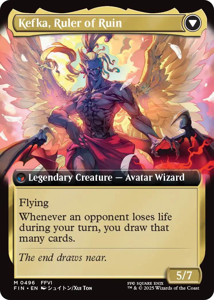 Kefka, Court Mage // Kefka, Ruler of Ruin (Extended Art) [FINAL FANTASY] | Chromatic Games