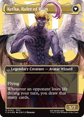 Kefka, Court Mage // Kefka, Ruler of Ruin (Borderless) (Surge Foil) [FINAL FANTASY] | Chromatic Games