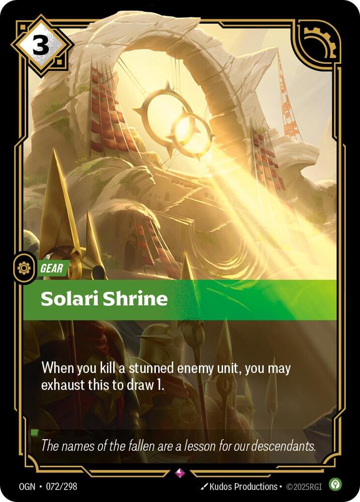 Solari Shrine 072/298 (Origins)  - Foil | Chromatic Games