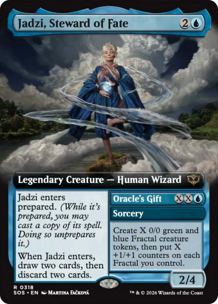 Jadzi, Steward of Fate (Extended Art) [Secrets of Strixhaven] | Chromatic Games
