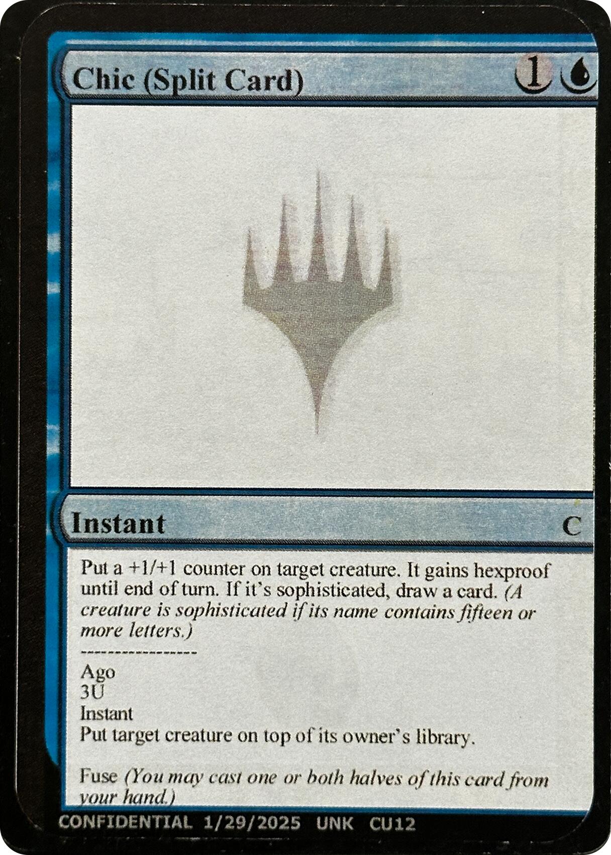 Chic (Split Card) [Unknown Event] | Chromatic Games