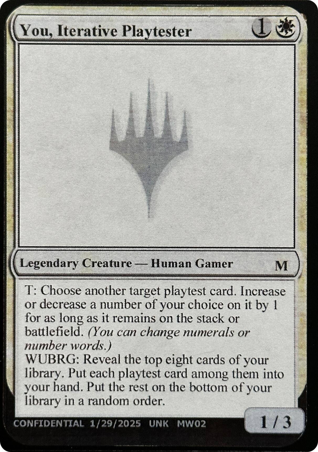 You, Iterative Playtester [Unknown Event] | Chromatic Games