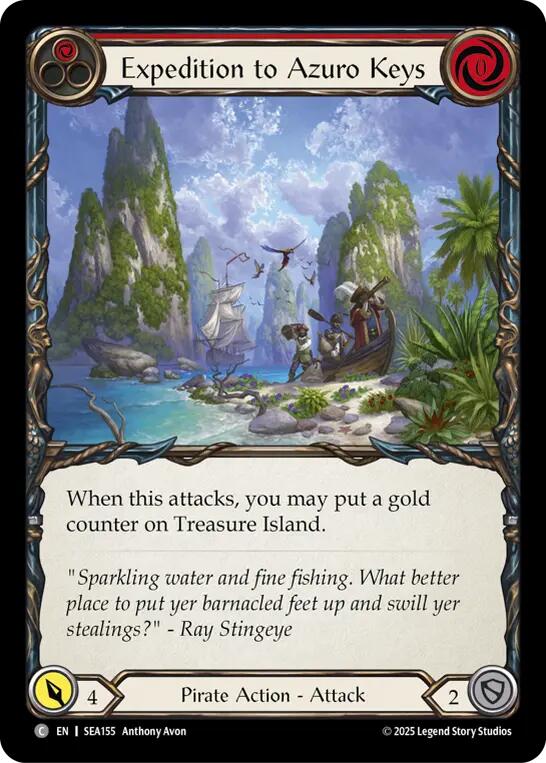 Expedition to Azuro Keys [SEA155] (High Seas)  Rainbow Foil | Chromatic Games