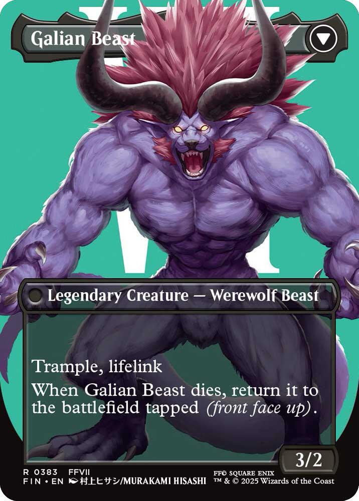 Vincent Valentine // Galian Beast (Borderless) [FINAL FANTASY] | Chromatic Games