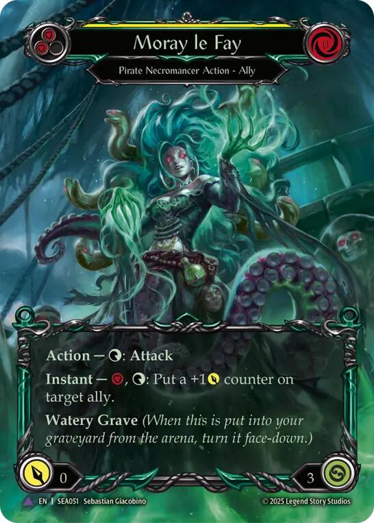 Moray le Fay (Marvel) [SEA051] (High Seas)  Cold Foil | Chromatic Games