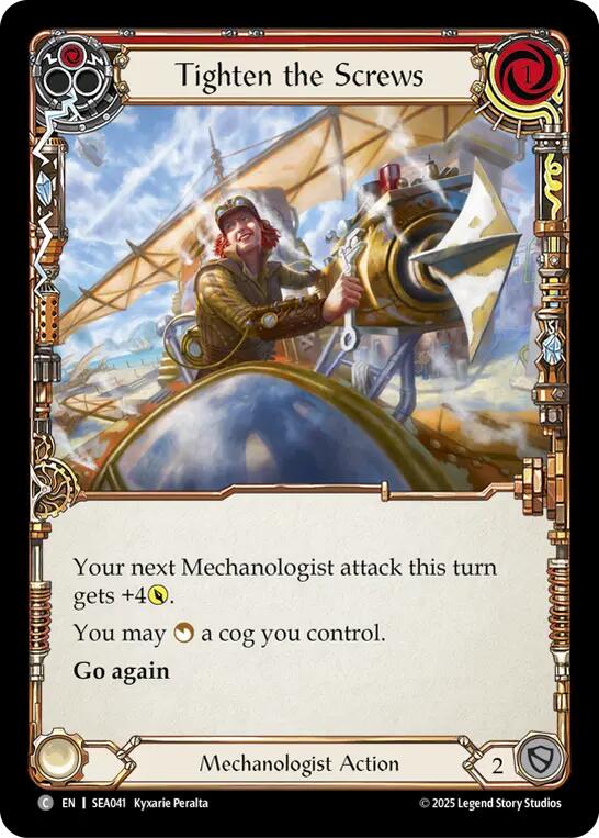 Tighten the Screws [SEA041] (High Seas)  Rainbow Foil | Chromatic Games