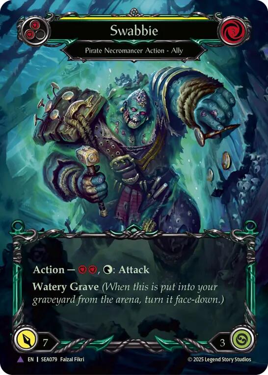 Swabbie (Marvel) [SEA079] (High Seas)  Cold Foil | Chromatic Games