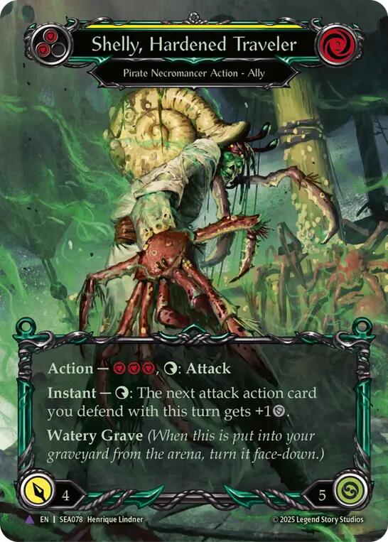 Shelly, Hardened Traveler (Marvel) [SEA078] (High Seas)  Cold Foil | Chromatic Games