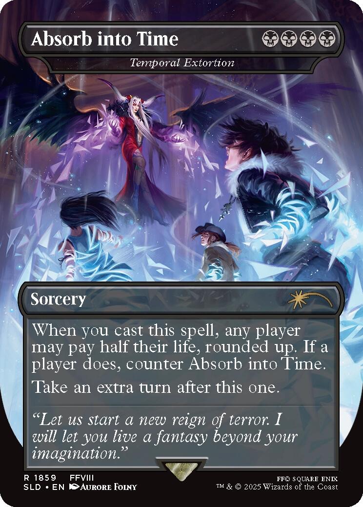 Absorb into Time - Temporal Extortion [Secret Lair Drop Series] | Chromatic Games