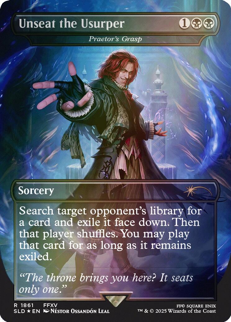 Unseat the Usurper - Praetor's Grasp (Rainbow Foil) [Secret Lair Drop Series] | Chromatic Games