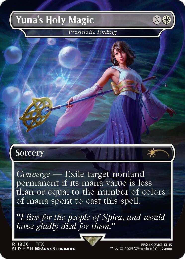 Yuna's Holy Magic - Prismatic Ending [Secret Lair Drop Series] | Chromatic Games