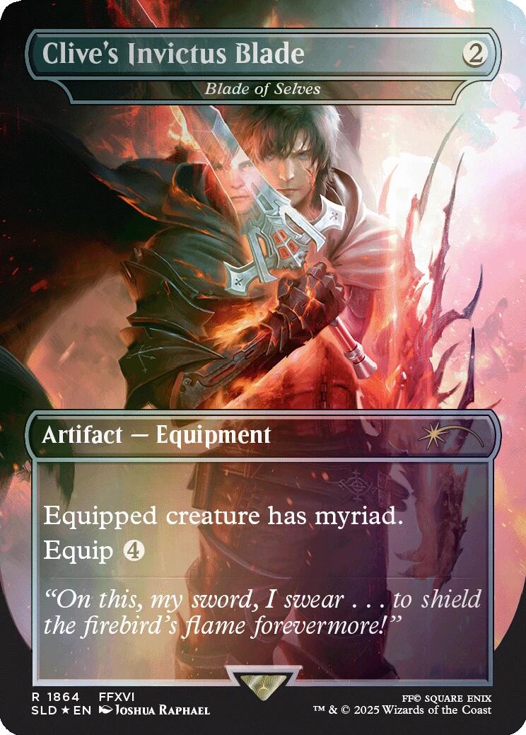 Clive's Invictus Blade - Blade of Selves (Rainbow Foil) [Secret Lair Drop Series] | Chromatic Games