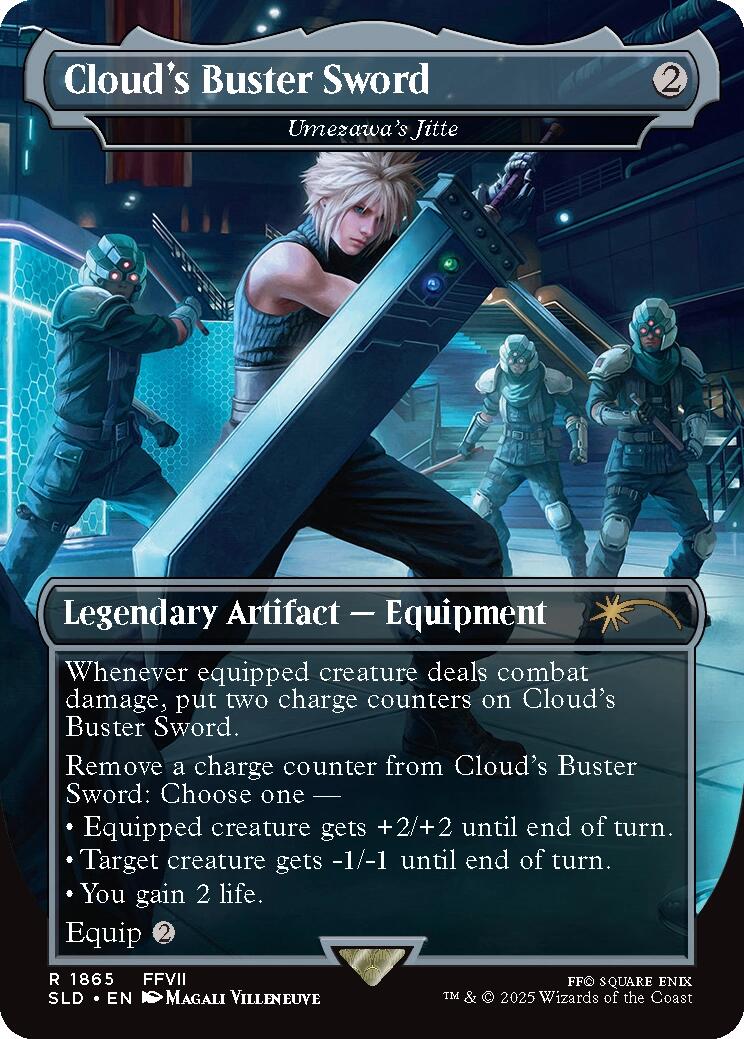 Cloud's Buster Sword - Umezawa's Jitte [Secret Lair Drop Series] | Chromatic Games