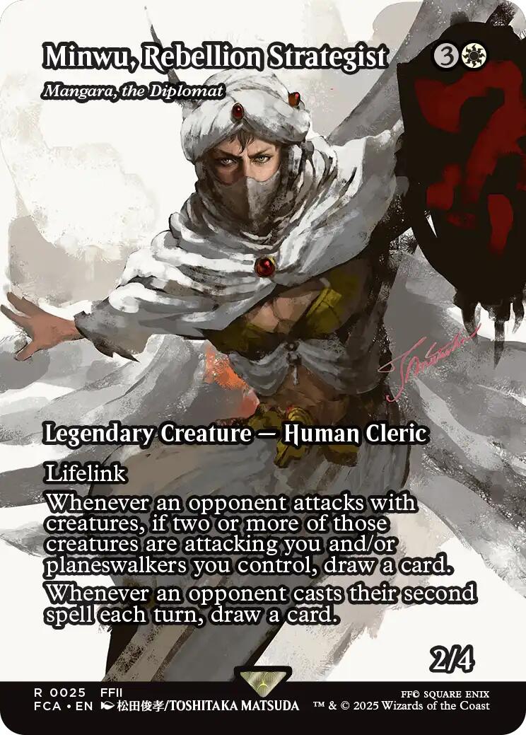 Minwu, Rebellion Strategist - Mangara, the Diplomat (Showcase) [FINAL FANTASY : Through the Ages] | Chromatic Games