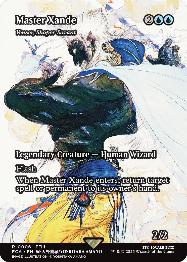 Master Xande - Venser, Shaper Savant (Showcase) [FINAL FANTASY : Through the Ages] | Chromatic Games