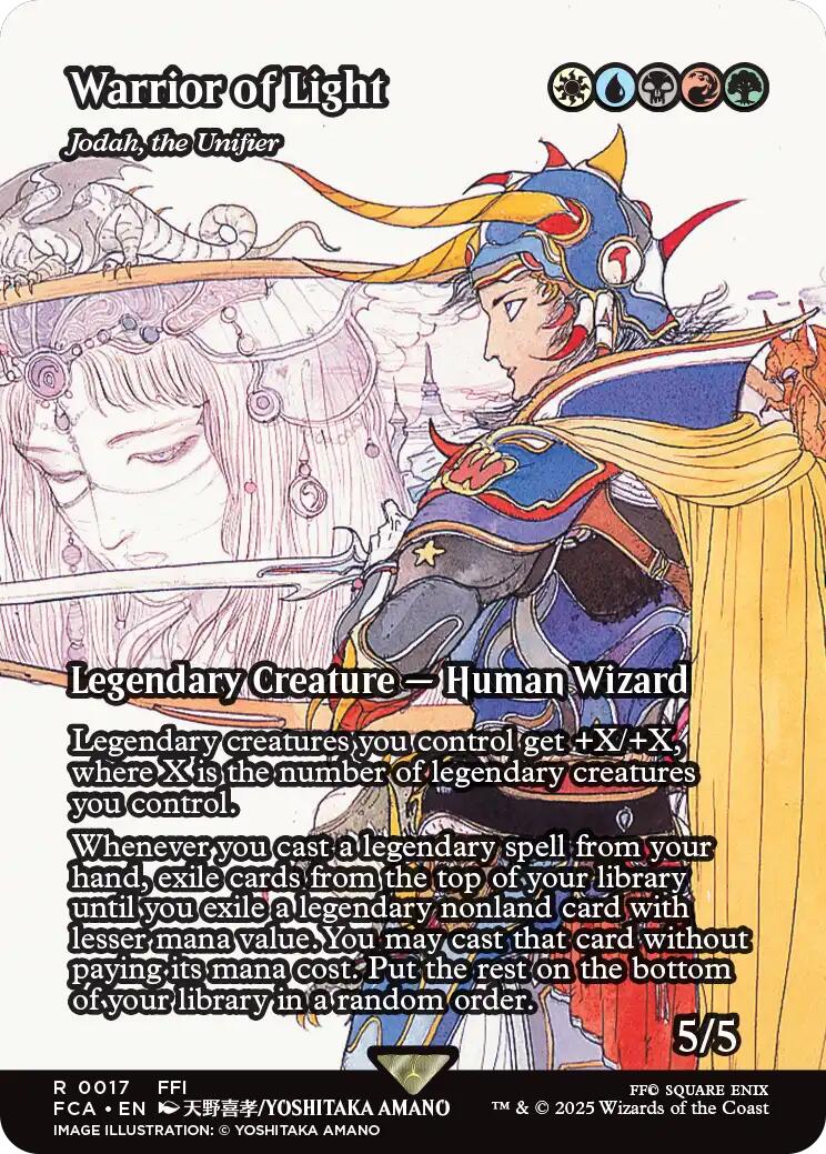 Warrior of Light - Jodah, the Unifier (Showcase) [FINAL FANTASY : Through the Ages] | Chromatic Games