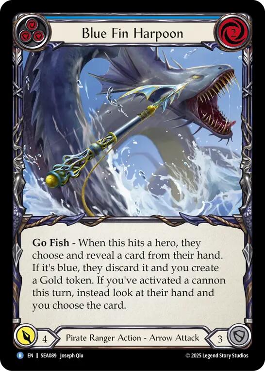 Blue Fin Harpoon [SEA089] (High Seas) | Chromatic Games