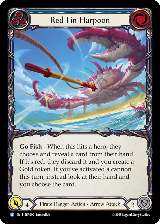 Red Fin Harpoon [SEA090] (High Seas) | Chromatic Games