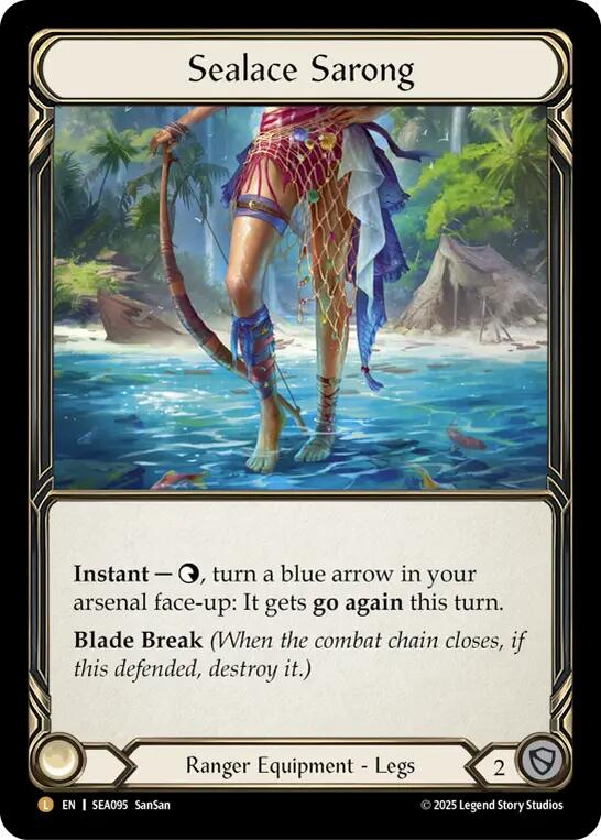 Sealace Sarong [SEA095] (High Seas)  Rainbow Foil | Chromatic Games