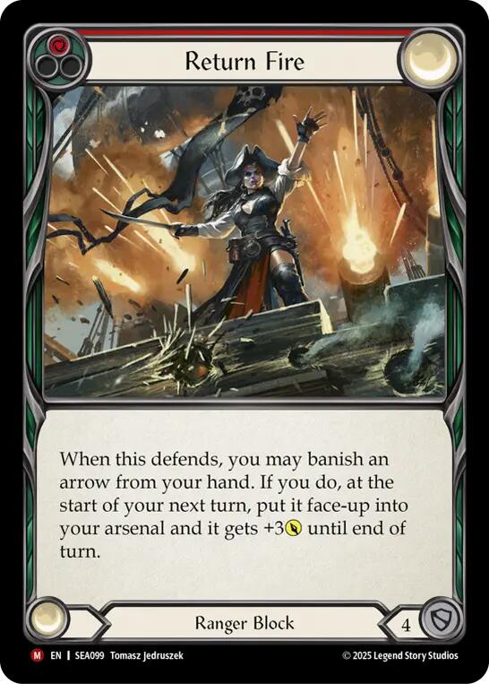 Return Fire [SEA099] (High Seas)  Rainbow Foil | Chromatic Games