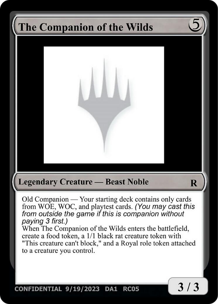 The Companion of the Wilds [Unknown Event] | Chromatic Games