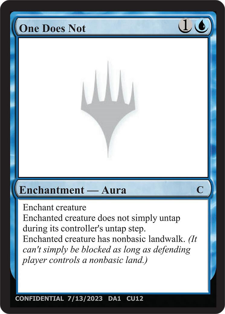 One Does Not [Unknown Event] | Chromatic Games