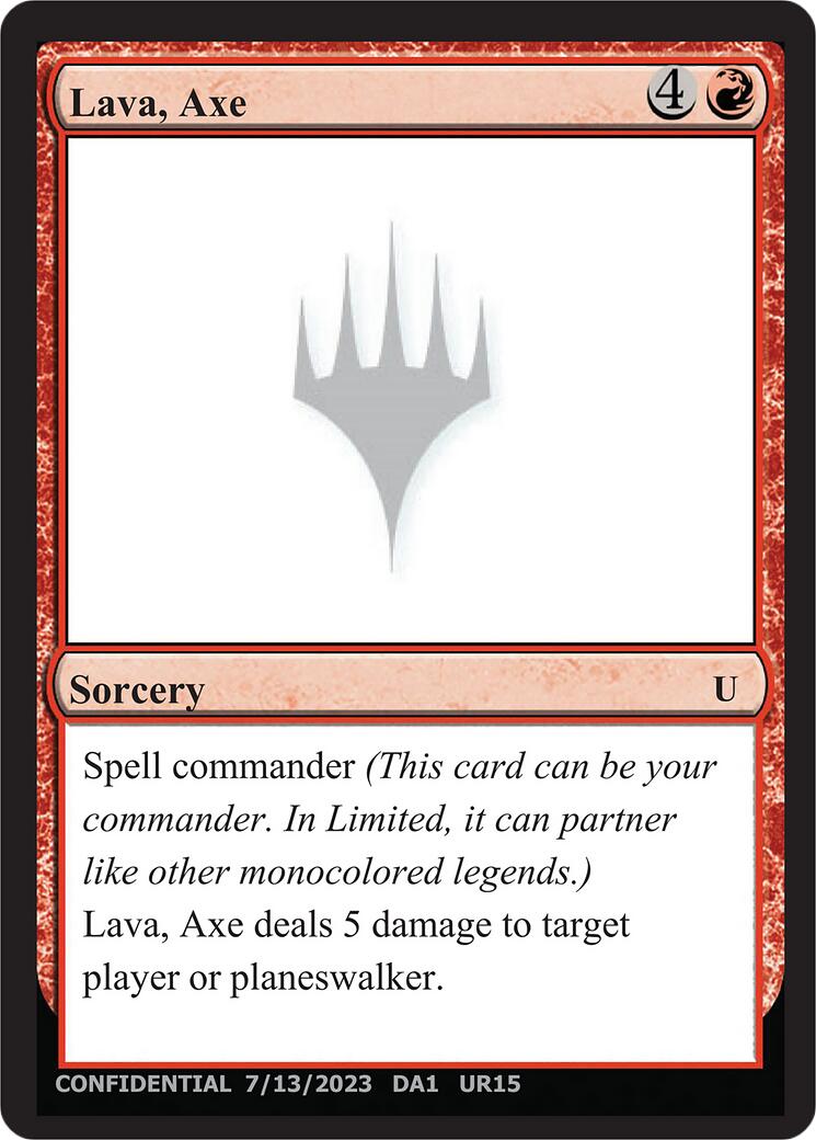 Lava, Axe [Mystery Booster] | Chromatic Games