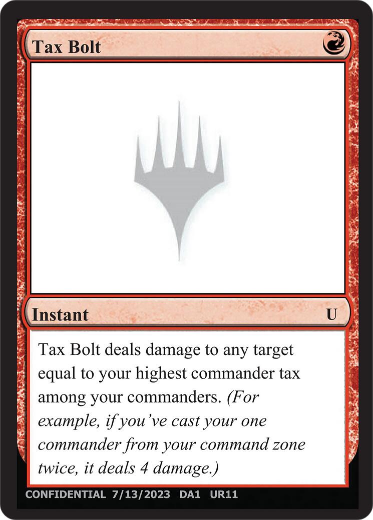Tax Bolt [Mystery Booster] | Chromatic Games