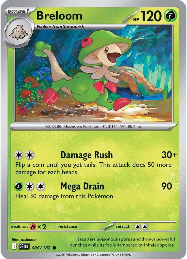 Breloom (006/182) [Scarlet & Violet: Destined Rivals] | Chromatic Games