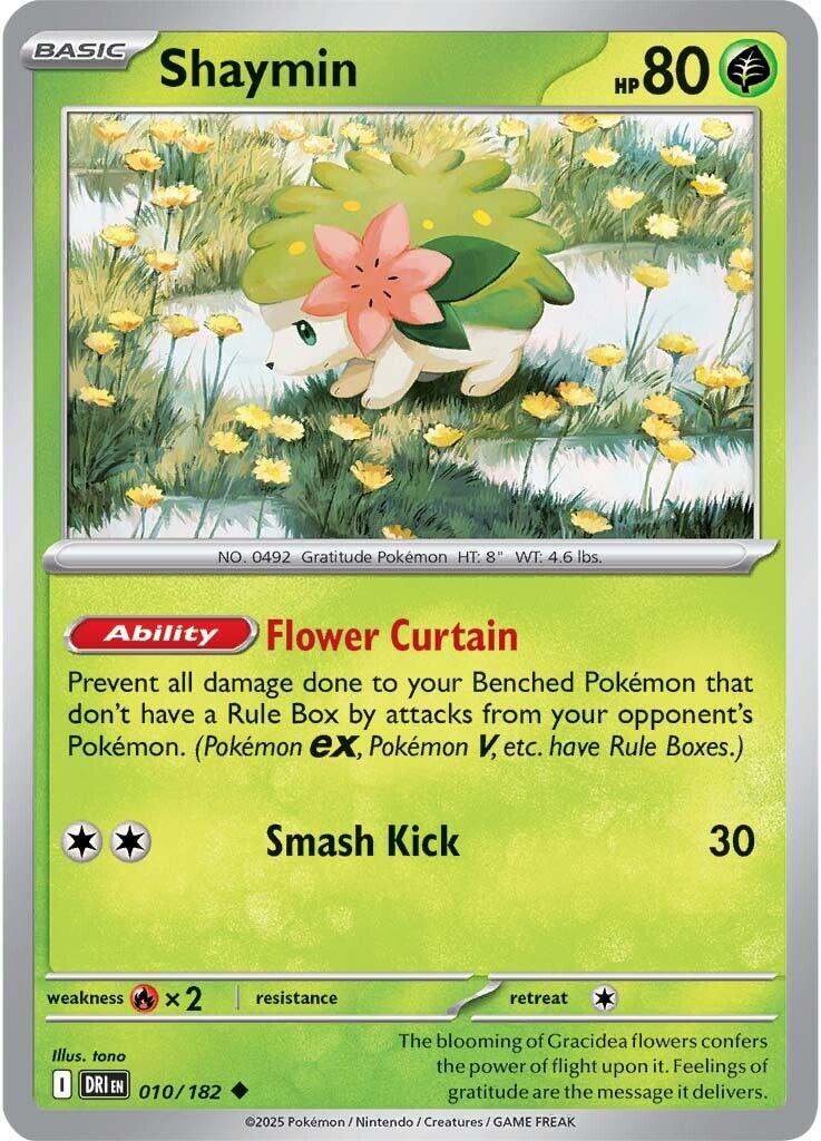 Shaymin (010/182) [Scarlet & Violet: Destined Rivals] | Chromatic Games