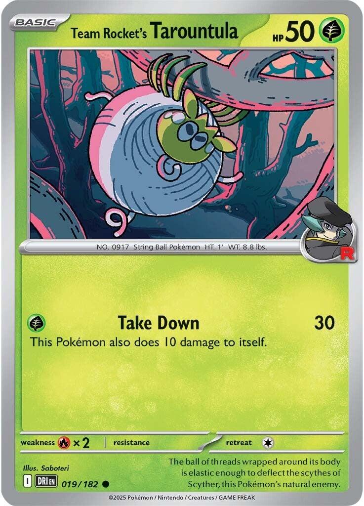 Team Rocket's Tarountula (019/182) [Scarlet & Violet: Destined Rivals] | Chromatic Games
