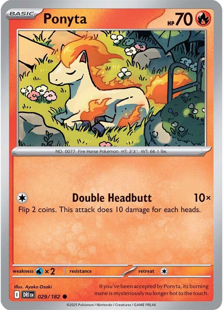 Ponyta (029/182) [Scarlet & Violet: Destined Rivals] | Chromatic Games