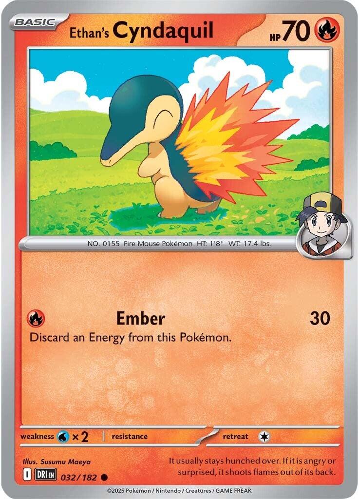 Ethan's Cyndaquil (032/182) [Scarlet & Violet: Destined Rivals] | Chromatic Games