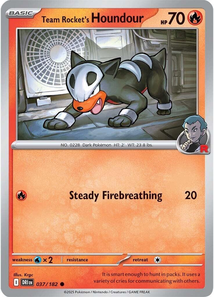 Team Rocket's Houndour (037/182) [Scarlet & Violet: Destined Rivals] | Chromatic Games