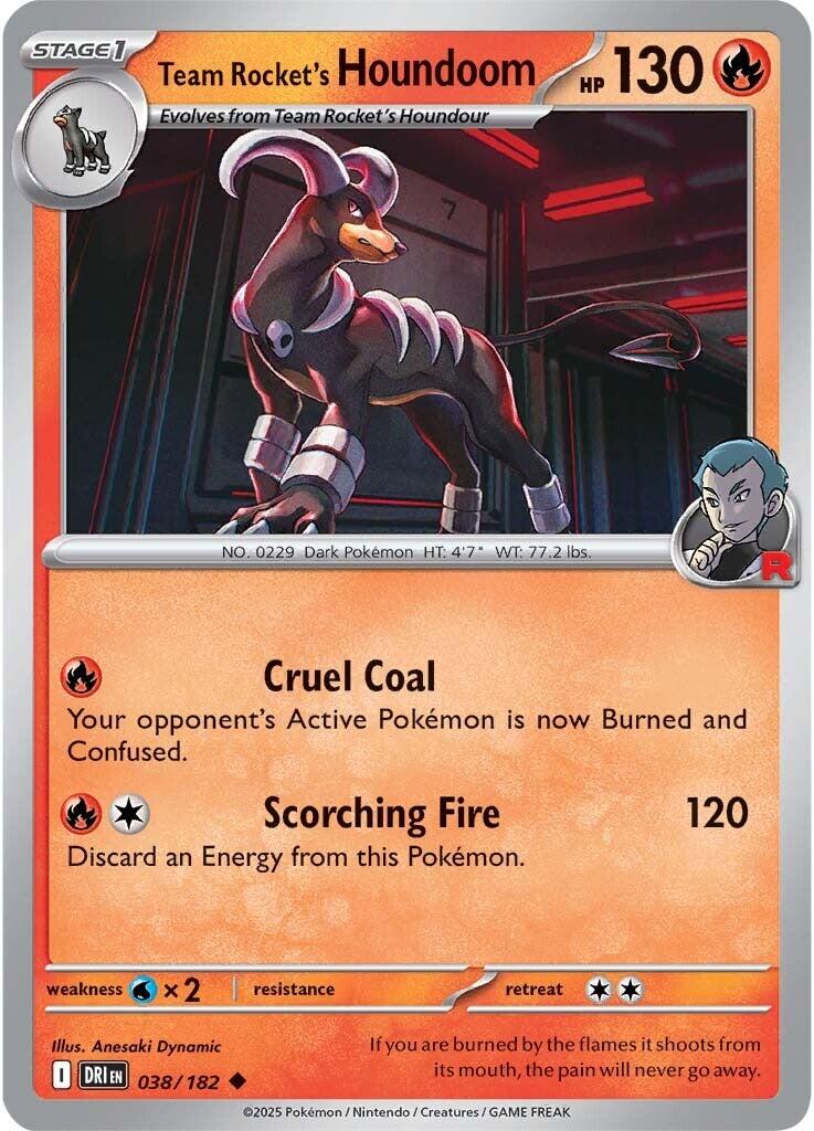 Team Rocket's Houndoom (038/182) [Scarlet & Violet: Destined Rivals] | Chromatic Games